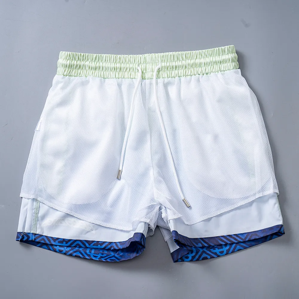 28138# 2026 Spring and Summer New Arrival Men's Short High Quality Swimming Beach Shorts. Official website synchronization. Original hardware. Rigorous workmanship. Side seams. Front and rear rails are double-line pressed. M-3XL. Gradual Color Change.